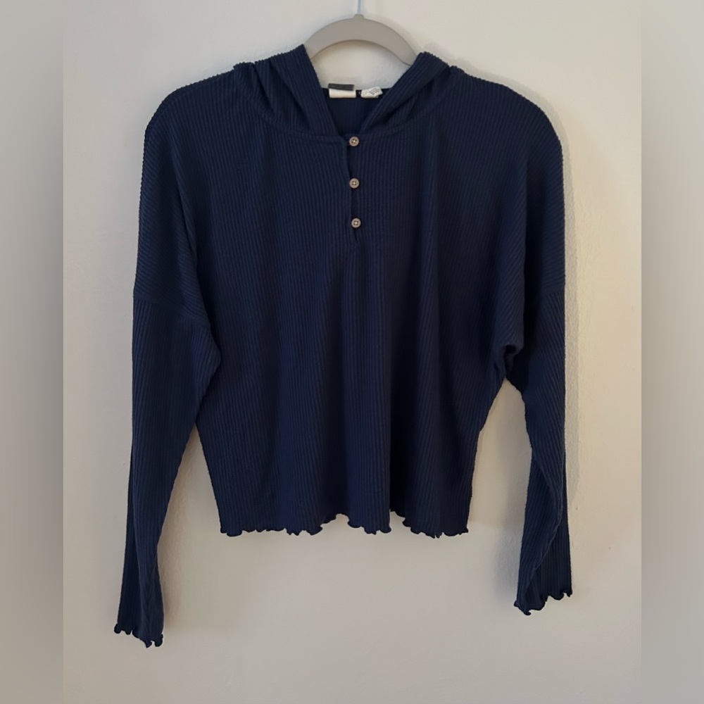 Roxy Dark Blue soft hoodie